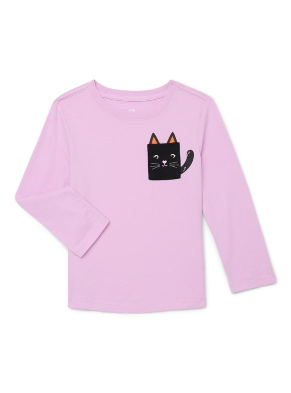 Halloween Toddler Front Pocket Graphic Tee from Way to Celebrate, Sizes 12M-5T