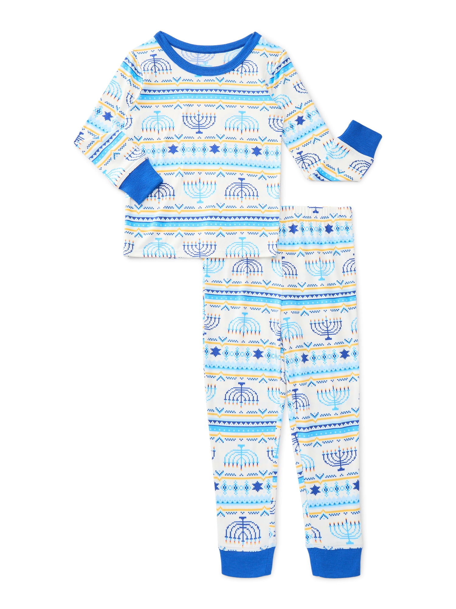 Hanukkah Toddler Matching Family Pajamas Set from Way to Celebrate, 2-Piece, Sizes 2T-5T