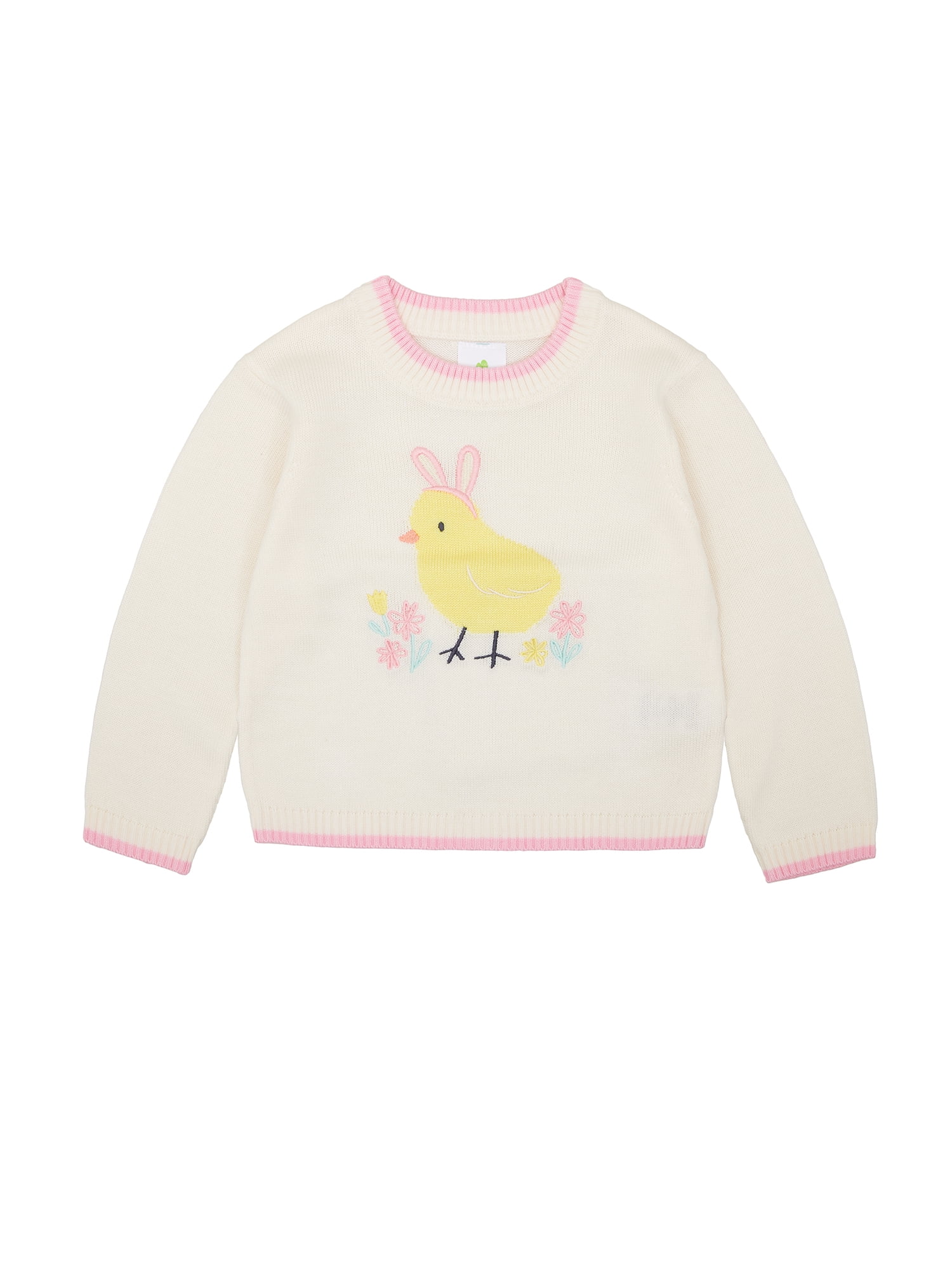 Way to Celebrate Toddler Long Sleeve Easter Sweater, Sizes 12M-5T