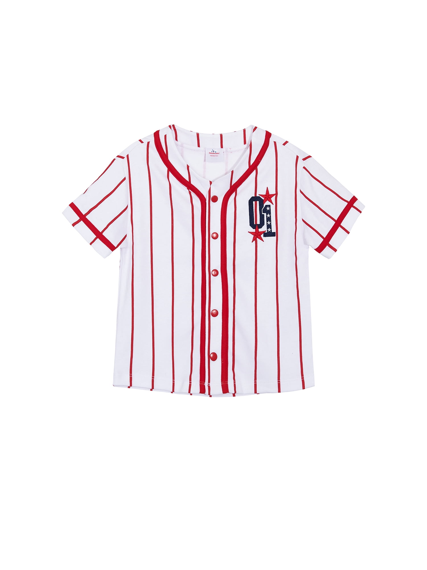 Way to Celebrate Toddler and Baby Boy Americana Jersey, Sizes 03M-5T
