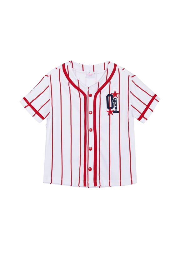 Toddler Boy Patriotic Americana Americana Jersey, Sizes 12M-5T