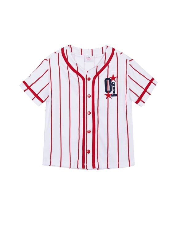 Toddler Boy Patriotic Americana Americana Jersey, Sizes 12M-5T