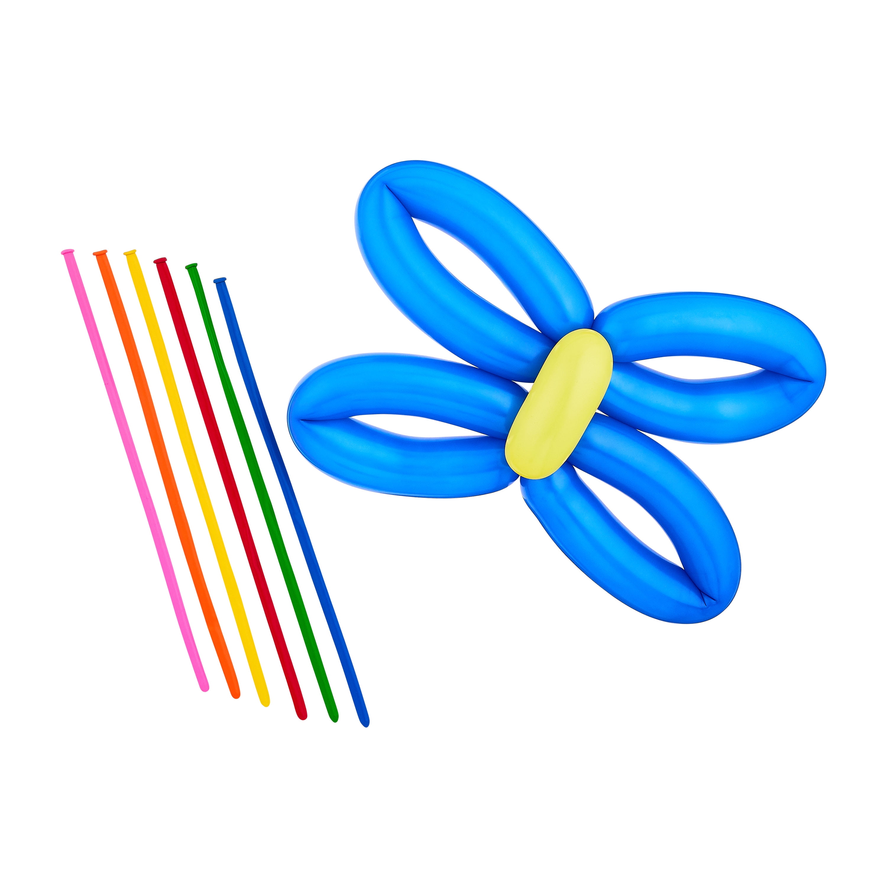 Way To Celebrate Multicolor Twist and Shape Latex Balloon Kit, 21