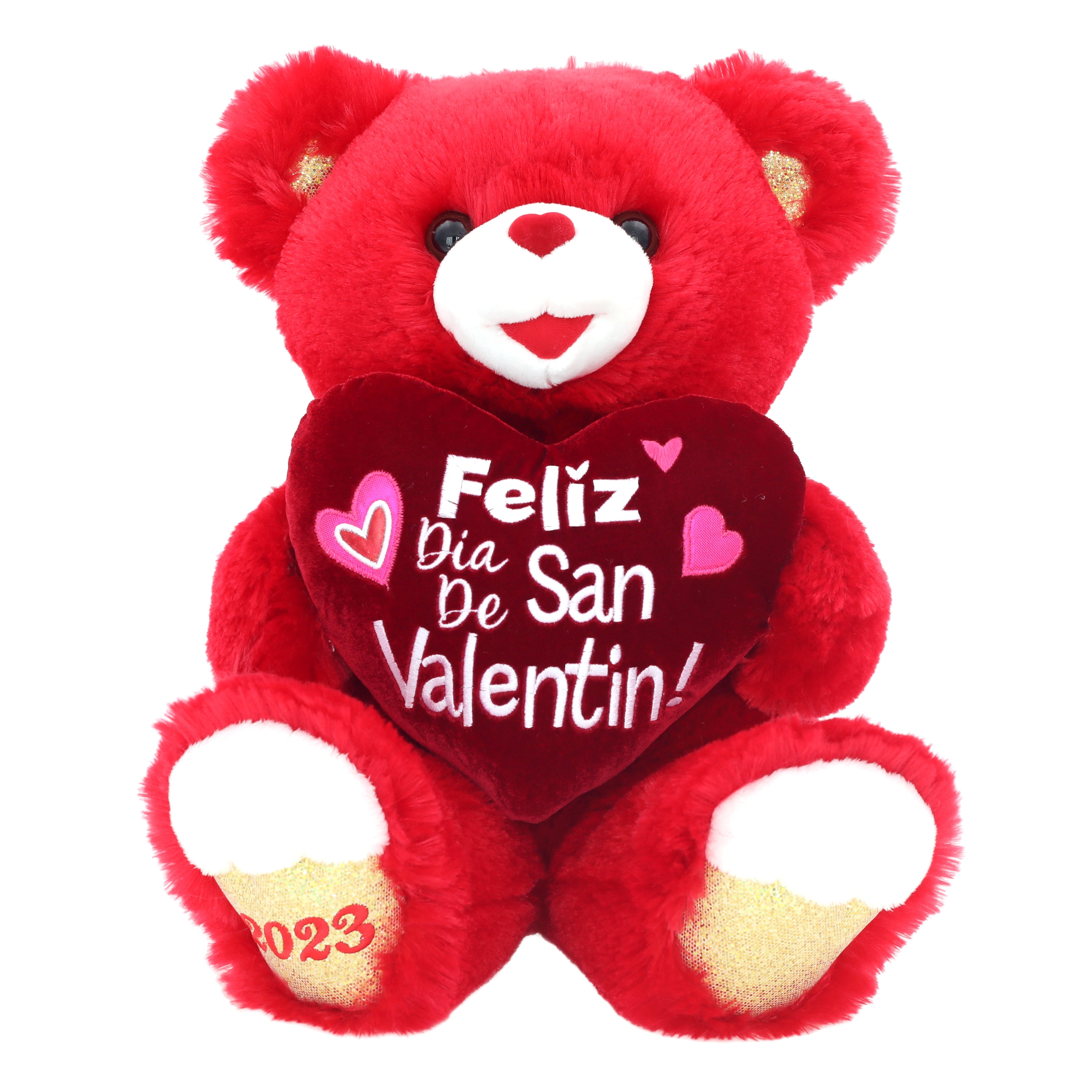 Way to Celebrate! Valentine's Day 15in Sweetheart Teddy Bear 2023, Brown 