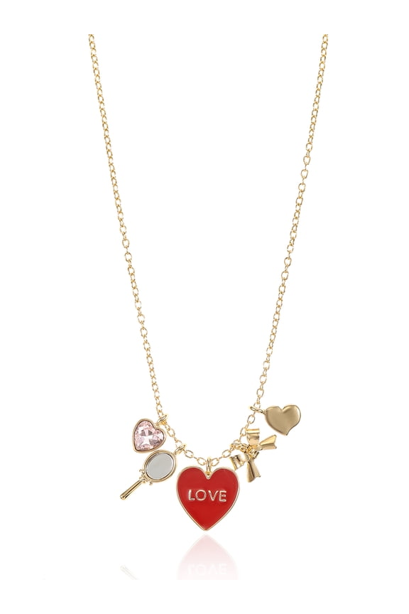 Valentine's Day Charms Necklace, 1 Piece