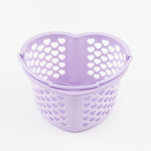 Way to Celebrate Valentine's Day Heart Basket, Purple
