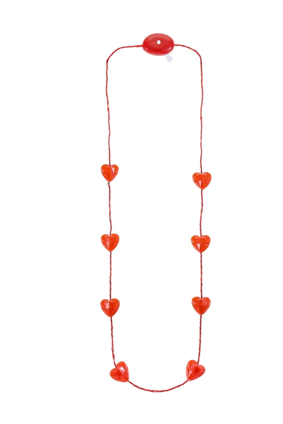 Valentine's Day Hearts Light Up Necklace, 1 Piece
