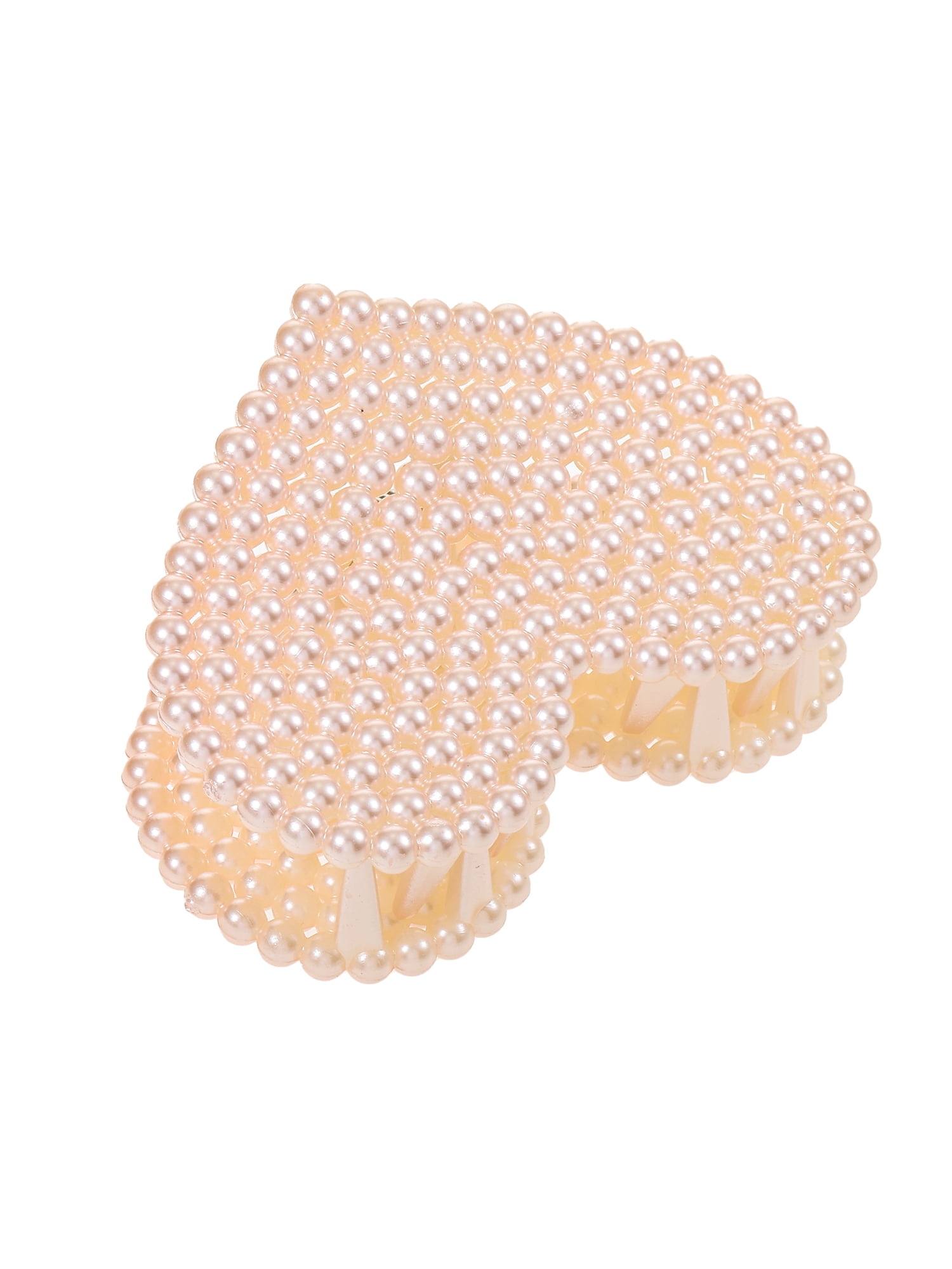 Way to Celebrate Valentine's Day Pearl Heart Claw Clip, 1 Piece