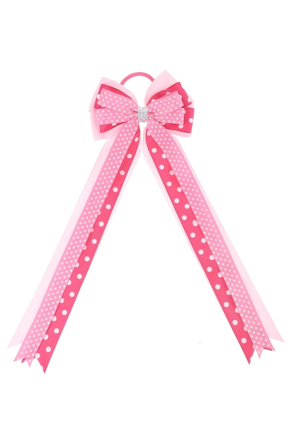 Valentine's Day Pink Ribbons Hair Elastic,1 Piece