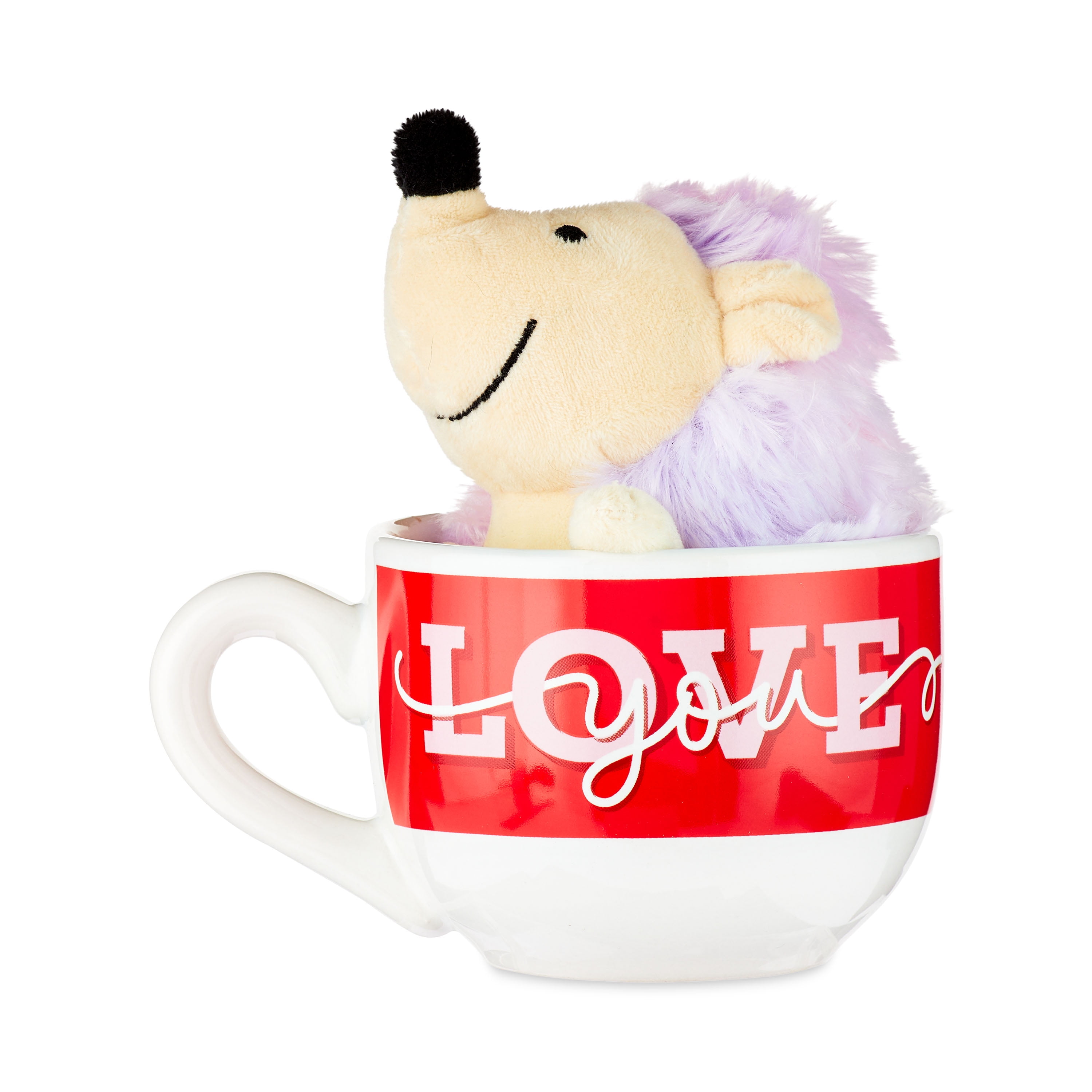 Way to Celebrate! Valentine’s Day Plush Toy in Teacher Mug Gift Set
