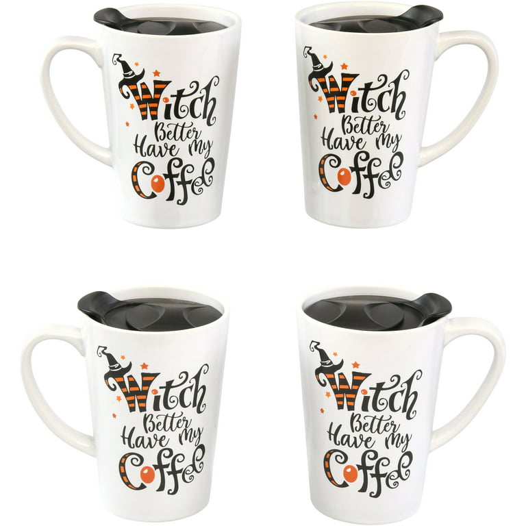 Halloween Witch Cricut Coffee Mugs - Living La Vida Holoka