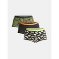 thumbnail image 1 of Way to Celebrate Women's Halloween Boyshort Panties, 3-Pack, Sizes S-XXL, 1 of 6