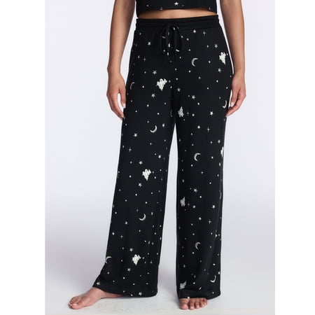 Halloween and Fall Women's Hacci Knit Sleep Pants from Way to Celebrate, 29.5" Inseam, Sizes XS-3X
