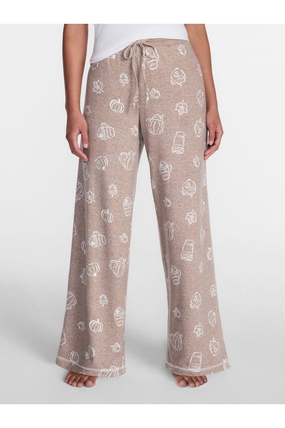 Halloween and Fall Women's Hacci Knit Sleep Pants from Way to Celebrate, 29.5" Inseam, Sizes XS-3X