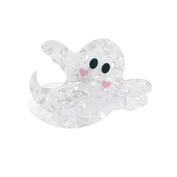 Way to Celebrate Women's Halloween Ghost Claw Clip, Multicolor, 1 Piece
