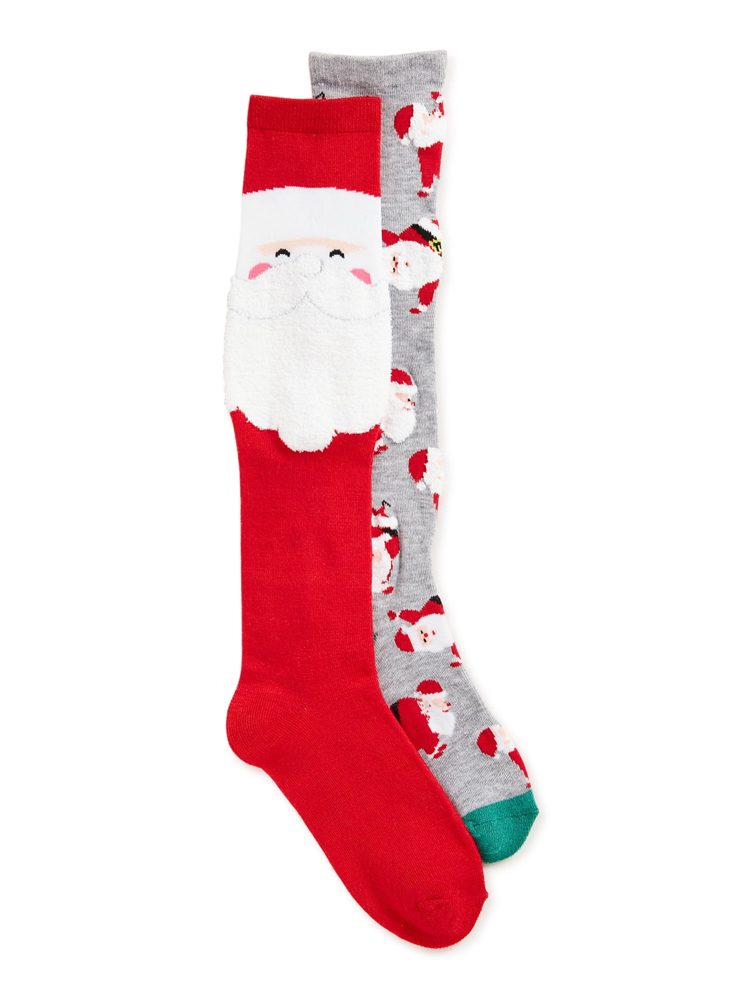Way to Celebrate Women's Holiday Time Knee High Socks, 2-Pack - Walmart.com