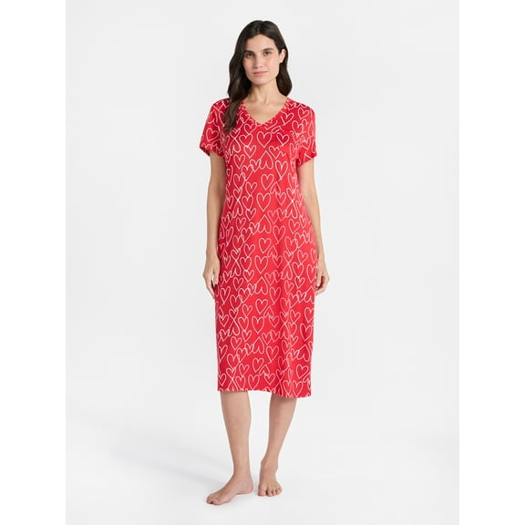 Way to Celebrate Women's Midi Chemise, Sizes S to 3X