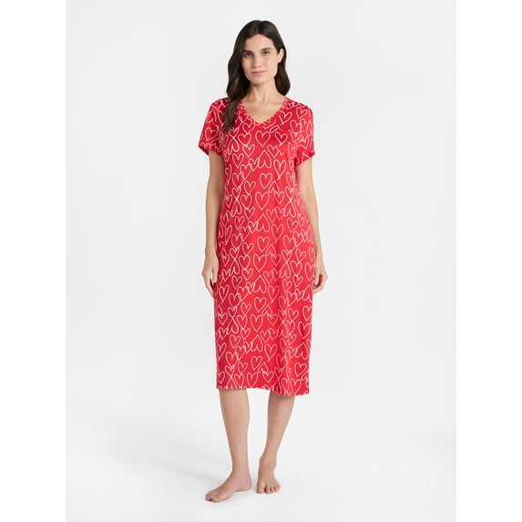 Way to Celebrate Women's Midi Chemise, Sizes S to 3X