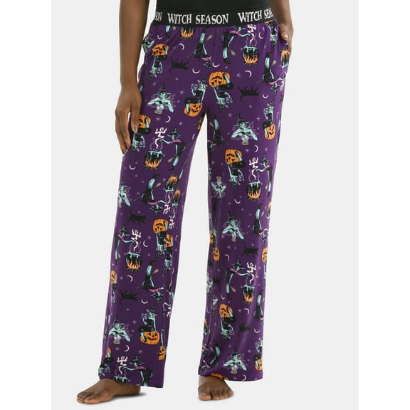 Halloween Women’s Printed Sleep Pants from Way to Celebrate, Sizes XS-3X