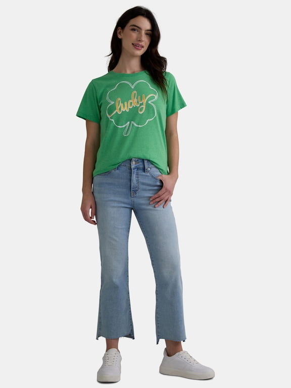Women's St. Patrick's Day Graphic Tee, Sizes S-XXXL