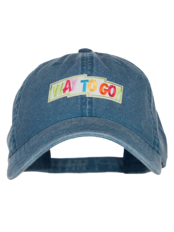 Way to Go Patched Washed Cap - Navy OSFM