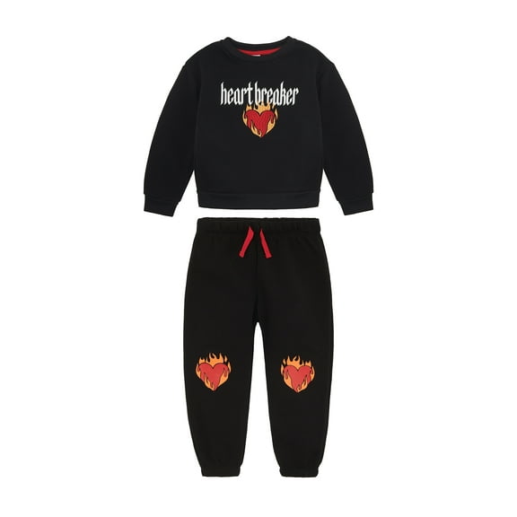Way To Celebrate Baby & Toddler Valentine's Day Jogger Sets, Sizes 0M-5T
