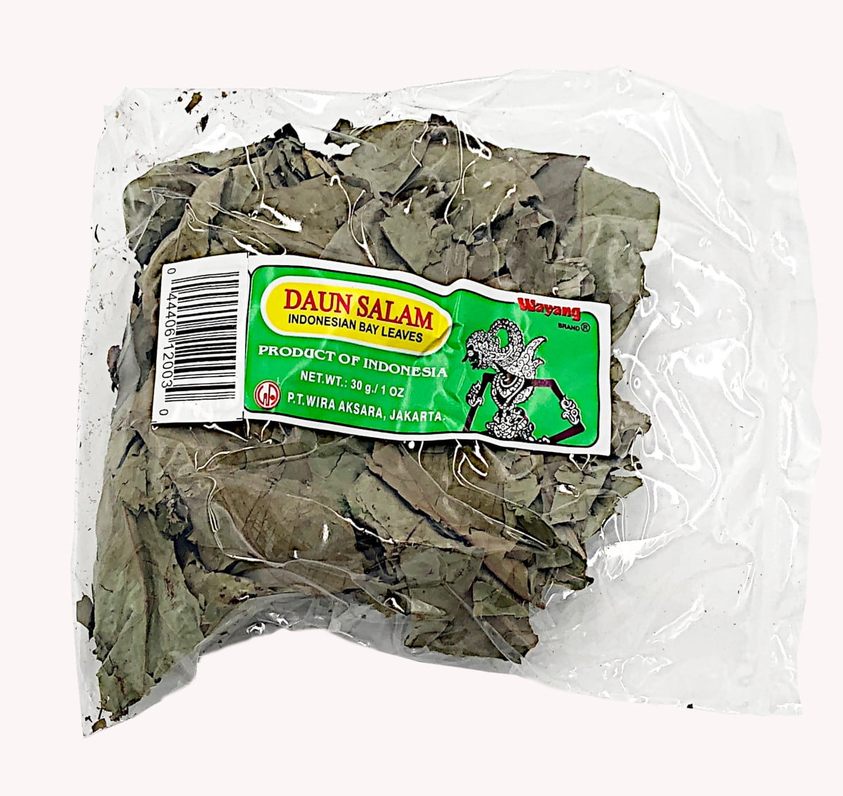 Wayang Daun Salam Indonesian Bay Leaves, Pack of 6