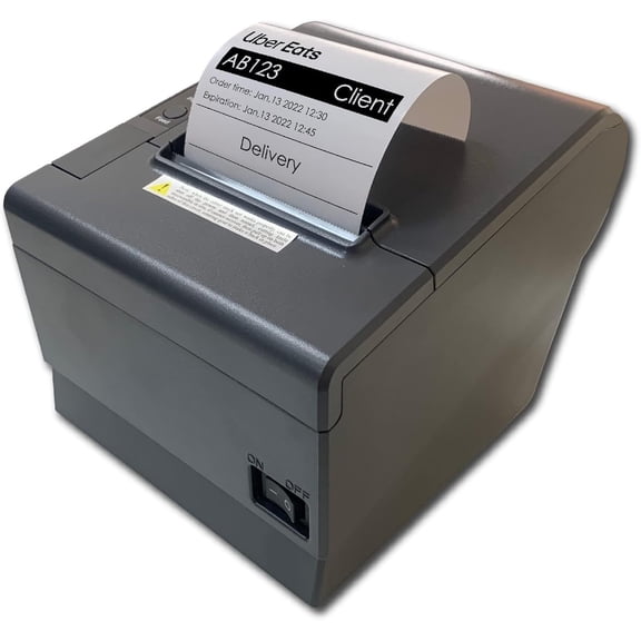 Waybill Shipping barcode QR Code Label Sticker printer for POS cash register USB and Bluetooth bubble tea coffee cafe restaurant take out a way To Go away flavor