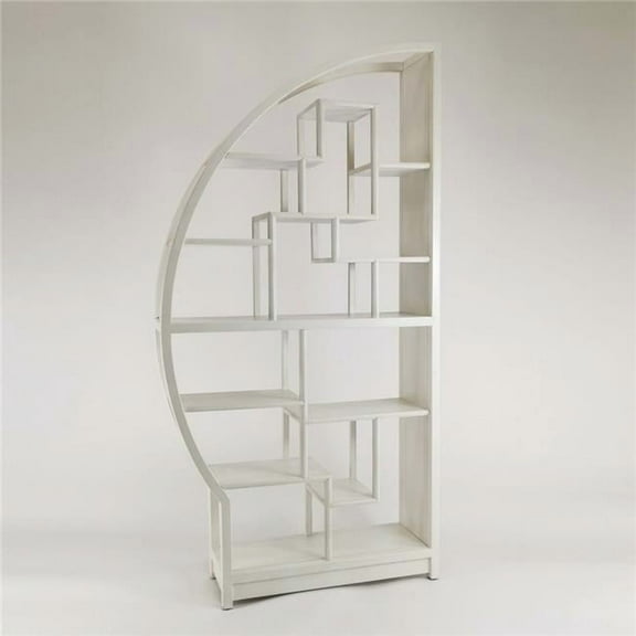 Wayborn 5700W Etagere Half Moon, Antique White
