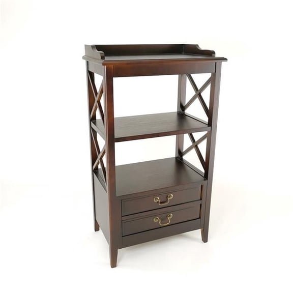 Wayborn 9110X Eiffel Rack, Brown