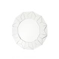 thumbnail image 1 of Mirror with Flower Petal Accent and Beveled Edge, Silver- Saltoro Sherpi, 1 of 5
