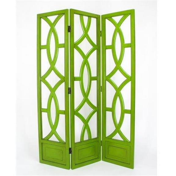 Handpainted Charleston Wooden Screen