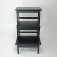 thumbnail image 1 of Wayborn Folding 3 Step Wood Step Stool with 225 lb. Load Capacity, 1 of 2