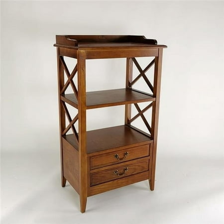 Wayborn Furniture 9110 Eiffel Rach Space Saver Birchwood