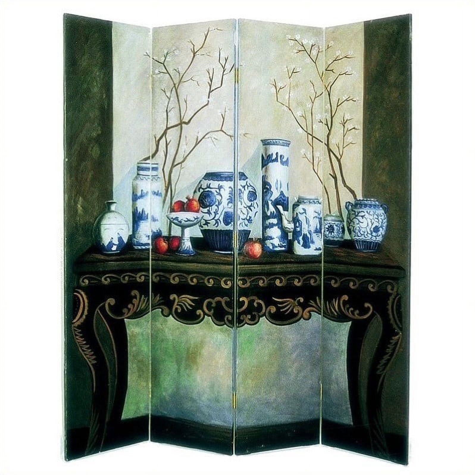 Wayborn Hand Painted Display Of Vase Room Divider - Walmart.com