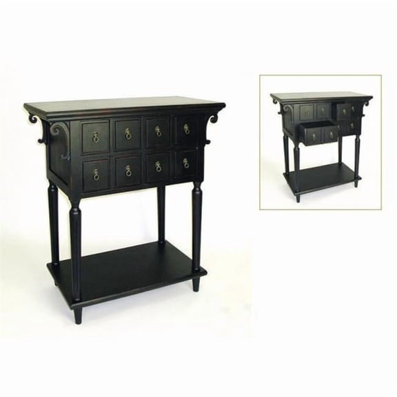 Wayborn Mentego Tall Wood Entryway Console