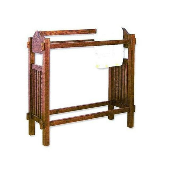 Wayborn Quilt Rack in Brown