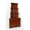 thumbnail image 1 of Wayborn Corner Display Unit w Cabinet in Birchwood 351091, Red Brown, 1 of 6