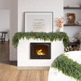 thumbnail image 1 of Waydress 1 Pcs 6Ft Christmas Cedar Garland Green Cedar Garland Faux Cedar Needles Garland For Home Fireplace Indoor Outdoor Holiday Party Decoration Artificial Flowers Easy To Use, 1 of 7