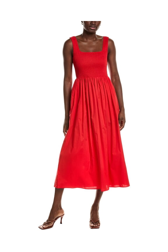 womens Maxi Dress, m, Red