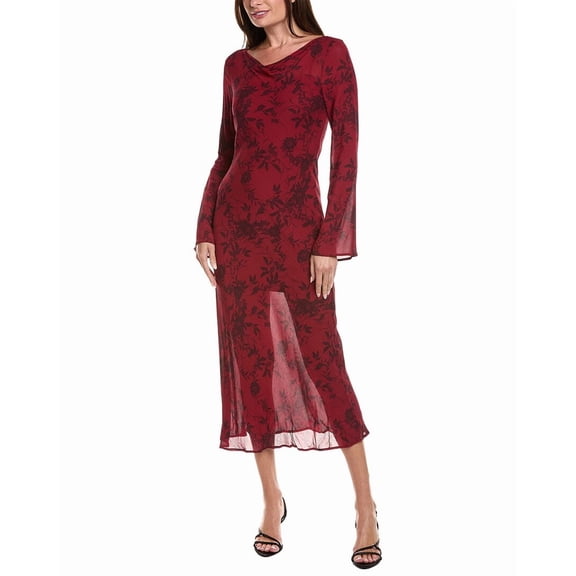 Wayf womens  Maxi Dress, m, Red