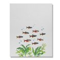 thumbnail image 1 of Wayfare Art Canvas Prints Poster, Animal 8 x 10 inch Wall Decor Canvas Artwork, Neon Tetra Fish, 1 of 7