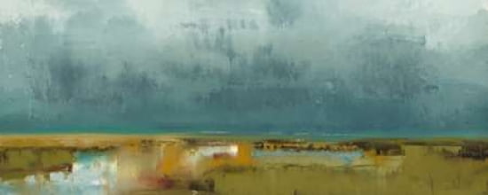 Wayfarer Under the Sky Canvas Art - Ronda Waiksnis (24 x 48)