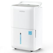 Waykar 32 Pint Energy Star Dehumidifier for Home, Basement, Large Room up to 6000 Sq. Ft,Max 120 Pint - Auto Defrost, Self-Drying System, Dual Drain (Hose & Tank), Ultra Quiet 42dB