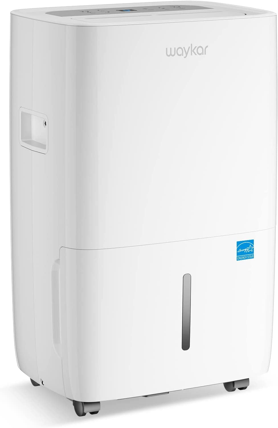 Waykar 120 pt 6000 sq ft Dehumidifiers in White -Smart Technology Capable