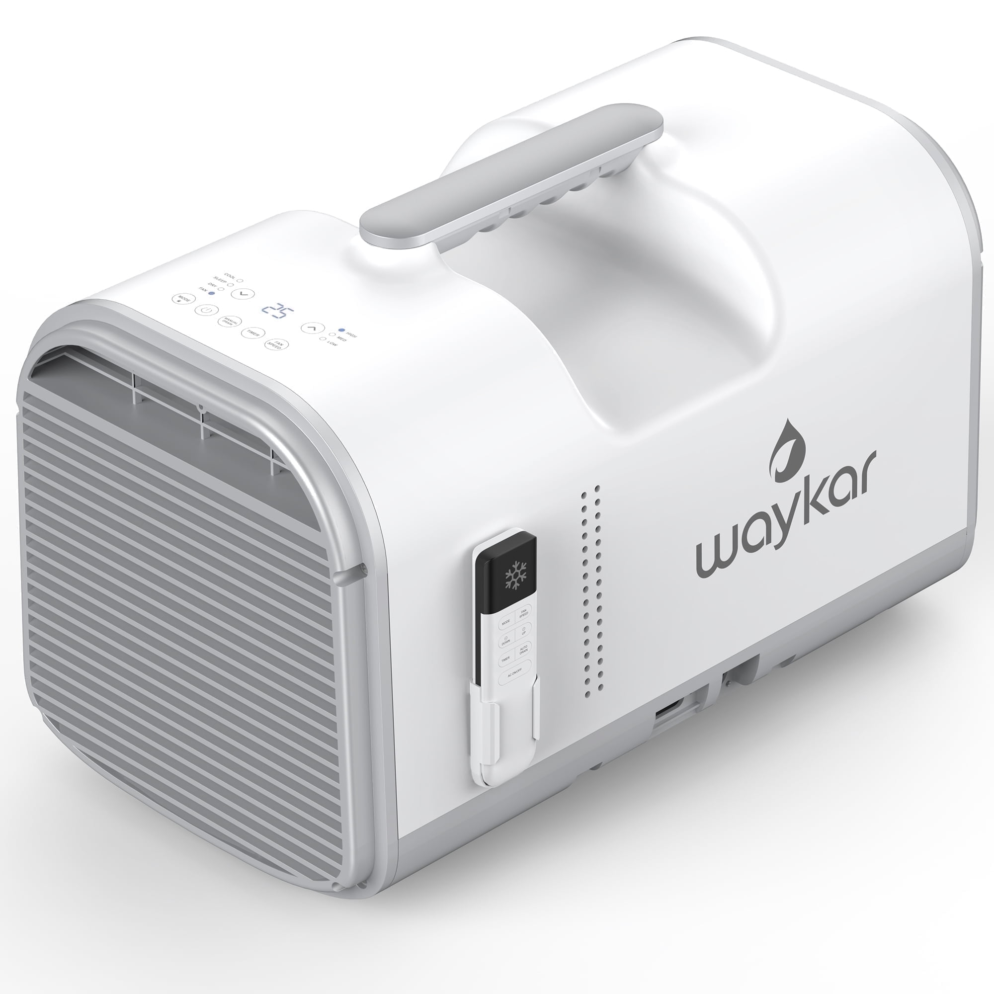 Waykar 1500BTU Portable AC - Compact, Ideal for Camping, RV, Emergency Use
