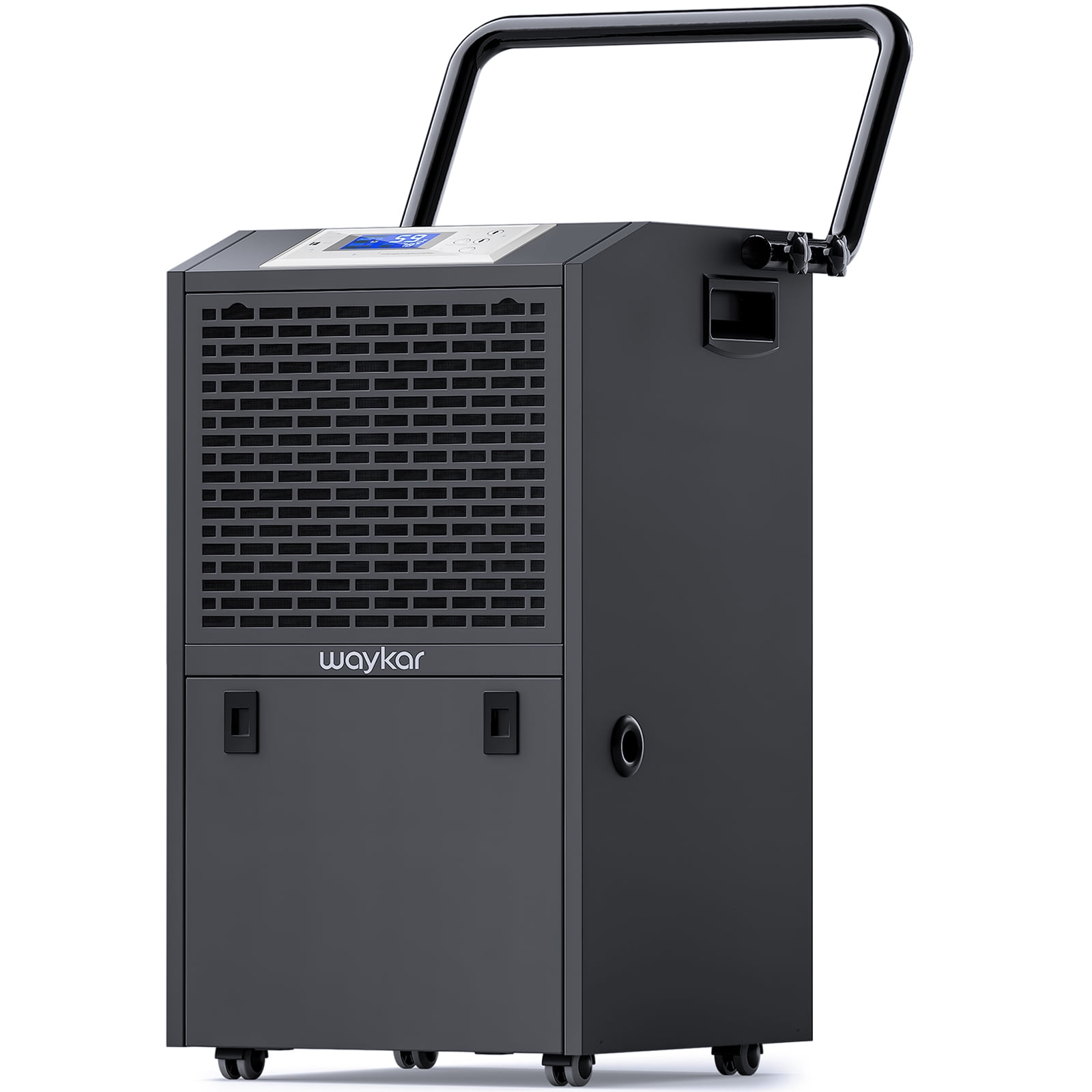 Waykar 155 Pints Commercial Dehumidifier for Home Basements with Drain Hose, Industrial Dehumidifier in Large Space up to 7500 Sq.ft