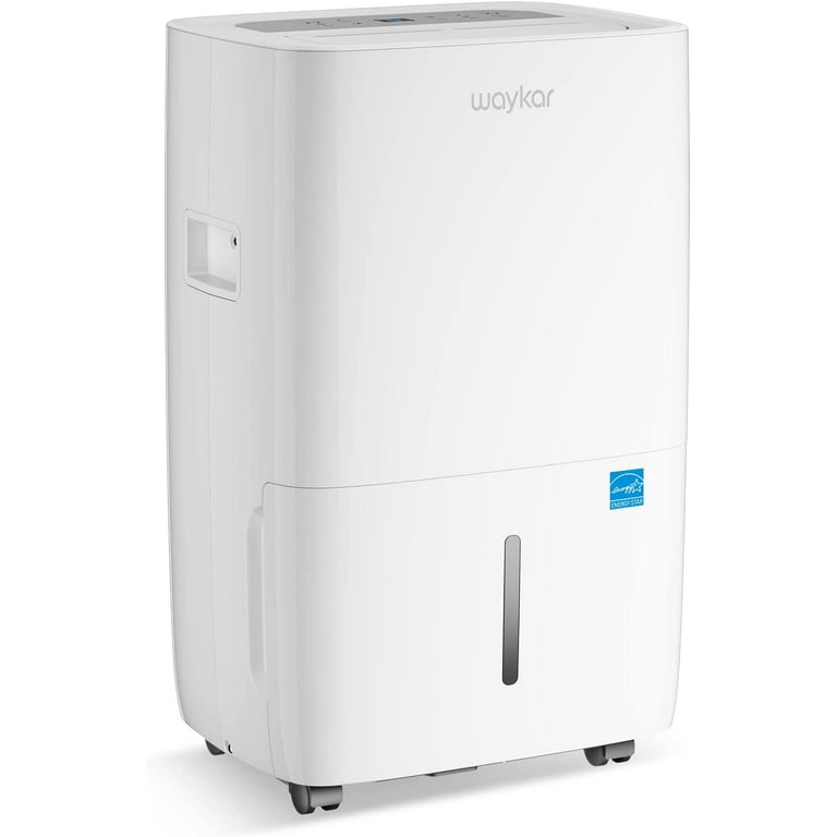 Waykar 80 Pints Dehumidifier, Energy Star Dehumidifier for Basements and  Home, Dehumidifiers with Drain Hose, 1.14 Gallons Water Tank, Spaces up to