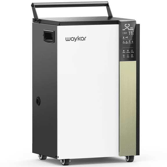Waykar 190 Pints 8000 Sq.Ft. Most Efficient Energy Star Commercial Dehumidifier for Basement Large Room with Drain Hose, Easy Drainage, Auto-restart