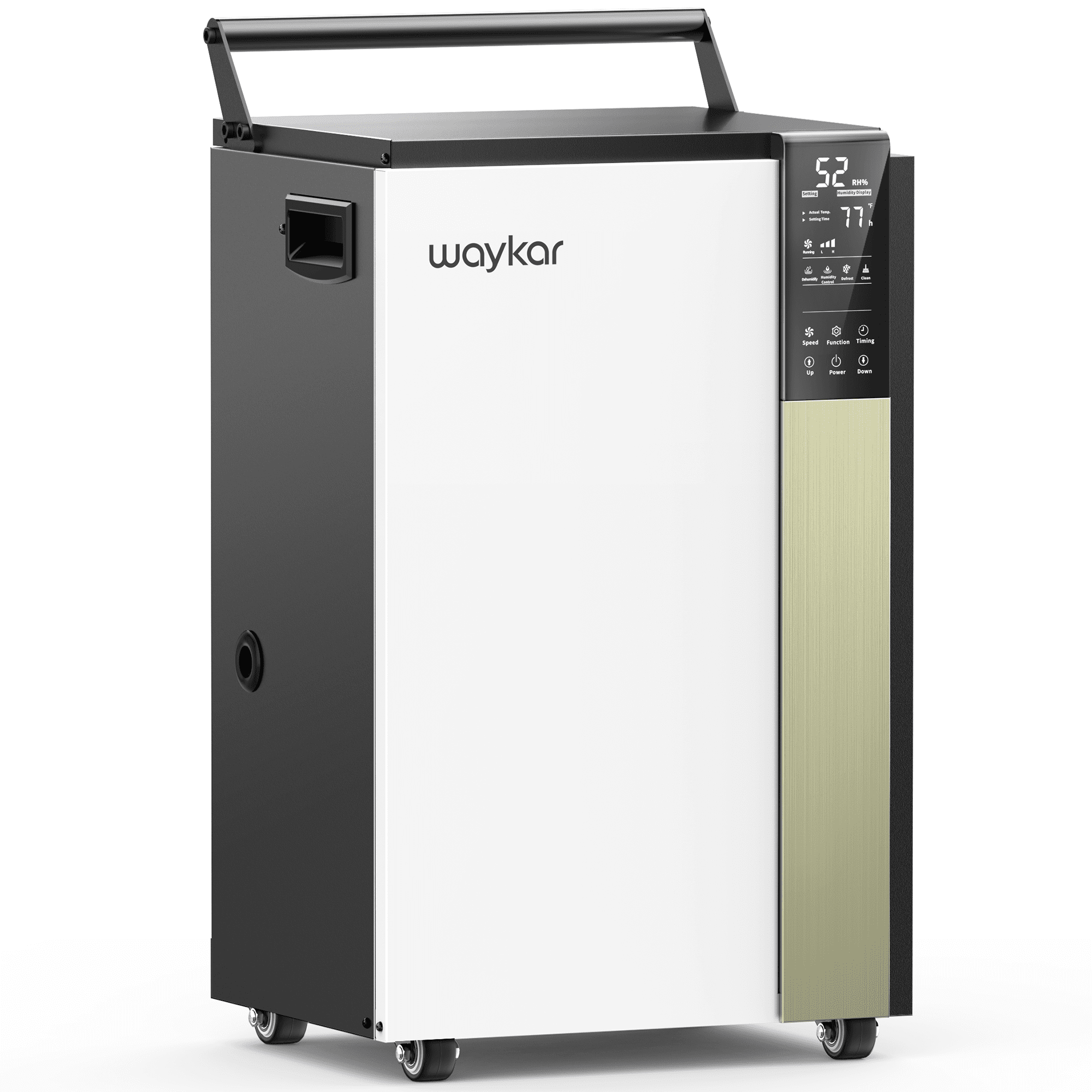 Waykar 8000 Sq.Ft. Most Efficient Energy Star Commercial Dehumidifier for Basement with Drain Hose, 55 Pints/D Dehumidifier for Large Room,, Easy Drainage, Auto-restart